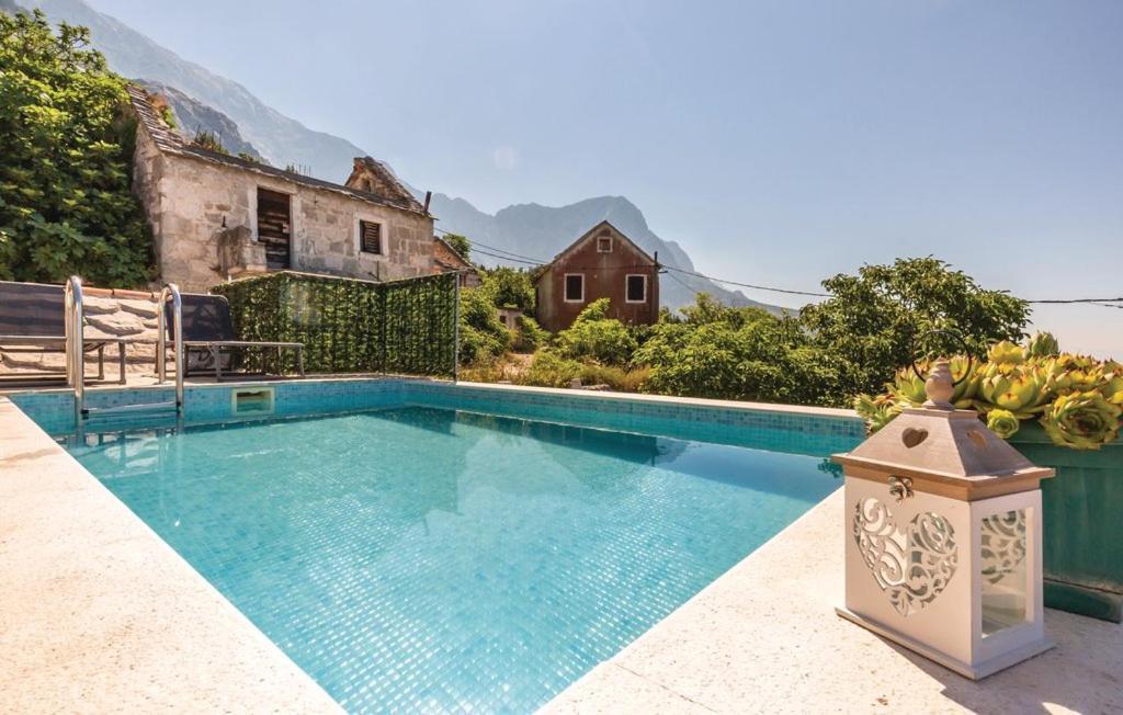 Villa Kristina - Ferienhaus Baska Voda - Topici, Private Outdoor Swimmingpool, Wifi Dış mekan fotoğraf